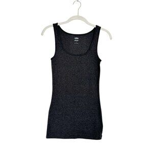 Old Navy Women's Fitted Scoop Neck Tank in Charcoal - Sz M